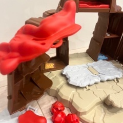 アニア　バトルボルケーノ　アニア恐竜フィギュア　恐竜、ジオラマおまけセットの画像