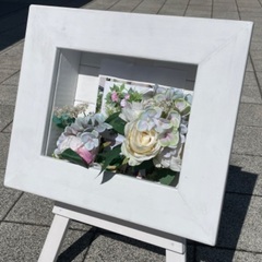 木製額縁プランターイーゼル付きLサイズの画像