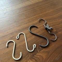 ナチュラルキッチン購入　　　　　S字フックの画像