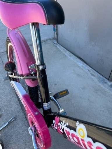 自転車 18インチ　補助輪付き　中古