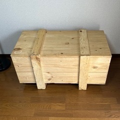 木箱　蓋付き　縦でも横でも使用可能　※3／26までの画像