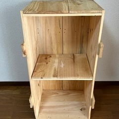 木箱　蓋付き　縦でも横でも使用可能　※3／26までの画像