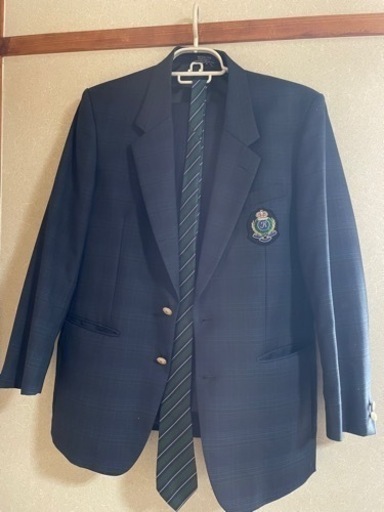 終了】熊本国府高校男子制服 (ふわり) 健軍校前のスーツ《メンズ》の