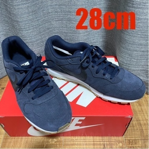 【新品】NIKEナイキ　MDランナー2　ネイビー28.0　スエード