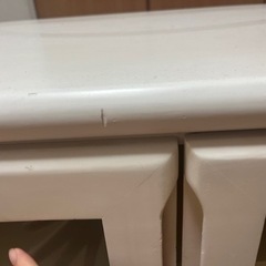 白色　テレビ台の画像