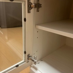白色　テレビ台の画像