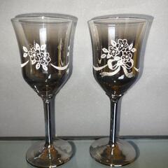 値下げしました!! ペアグラス & クリスタル調グラス〈未使用〉の画像