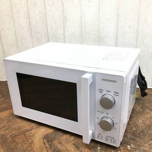 2022年製 ヤマダ電機 単機能電子レンジ 50Hz(東日本専用) YMW-M17JW5 アーバンホワイト 解凍 シンプル 動作確認済 24c菊TK