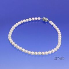 8.0-8.5mm アコヤ真珠ネックレス 最高クラスのパールホワイト 