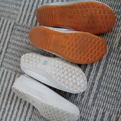 上履き　うわばき　白　教育シューズ　スリッポンタイプの画像