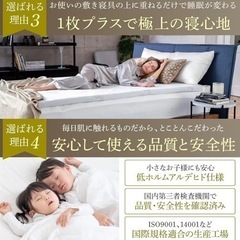低反発 ベットマット 敷布団 厚さ5cmの画像