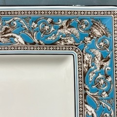 【愛品館 江戸川店】ウェッジウッド フロレンティーン ターコイズ スクエアプレート ID:102-026951-007の画像