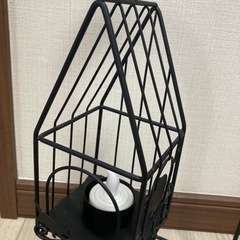 黒猫 アイアンランプ【お譲り先決まりました】の画像