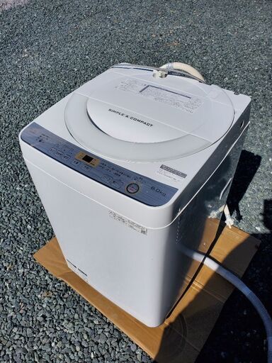 洗濯機　2019年製　SHARP　ES-GE6C