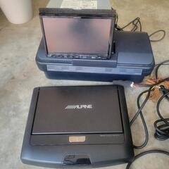フルセグ アルパイン8インチ フリップダウンモニター