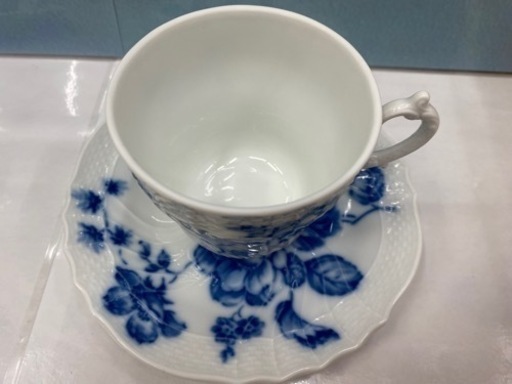【愛品館 江戸川店】ジノリ1735／リチャードジノリ ローズブルー  ペアカップ&ソーサー ID:102-026834-007