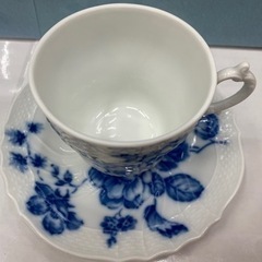 【愛品館 江戸川店】ジノリ1735／リチャードジノリ ローズブルー  ペアカップ&ソーサー ID:102-026834-007の画像