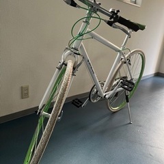 SPEAR (スペア) 700C シマノ7速 430mm WHITE クロスバイクの画像