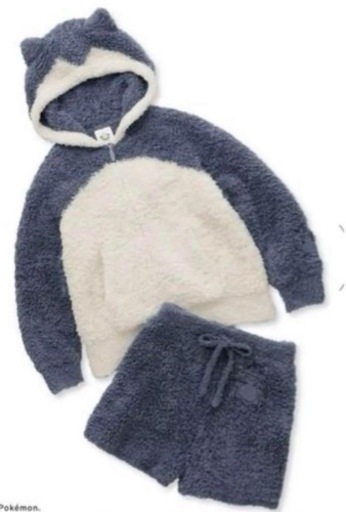 ジェラートピケ カビゴンパーカ&ショートパンツセット