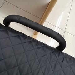 ★ジモティ割あり★  ベッド ブラック H46×D86×W200 クリーニング済み HJ2489の画像
