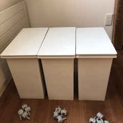 無印　ダストボックス3点