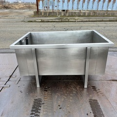 大型漬物タンク？　ステンレス製　水槽　桶　１０００ℓ 水タンク