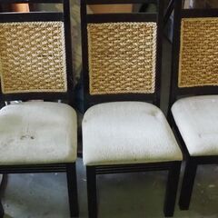 椅子、ダイニング用椅子、３客纏めて