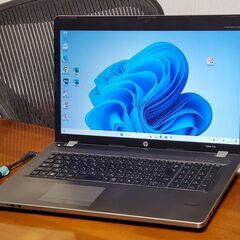 HP 巨大17インチ/高精細/新品SSD256GB【win10+...