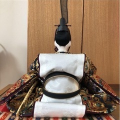 【美品】雛人形平飾り(リトルオルゴール＆被布飾り付き♪)早期受取で割引き有り ⸜(* ॑꒳ ॑* )⸝の画像