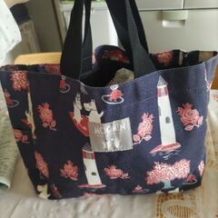 ムーミントートバッグ中古品の画像