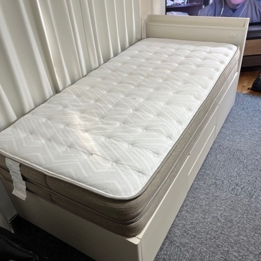 ニトリ シングルベッド フレーム　収納付き  N sleep 　引出し