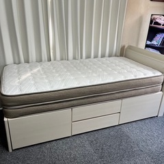 ニトリ シングルベッド フレーム 収納付き N sleep 引出し