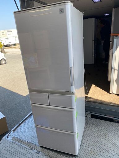 シャープ SHARP SJ-PW42A-C [プラズマクラスター冷蔵庫 （424L・どっちもドア） 5ドア