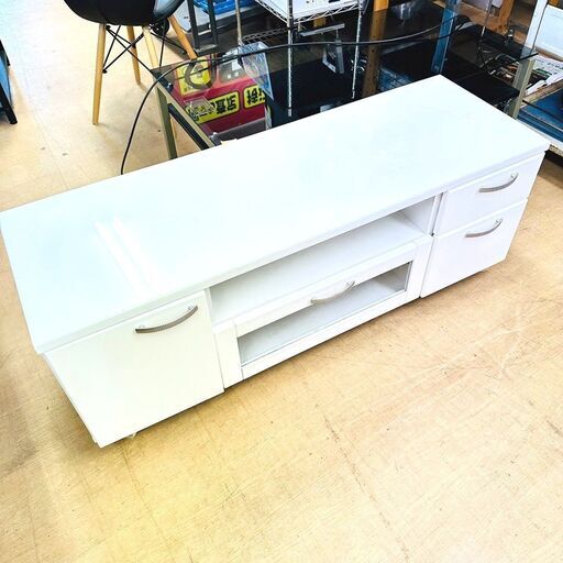 家具 テレビ台 ホワイト ローボード 収納
