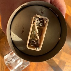 【受付終了】ペンダントライト ガラス×メタル オシャレ　キジマ　中古の画像