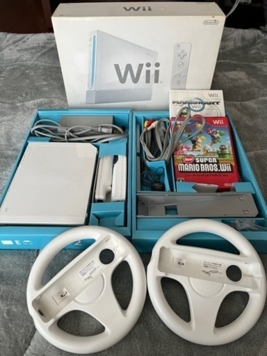 Wii 本体 マリオカートハンドルセット