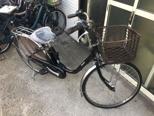 地域限定送料無料 ビビ DX 16AH 新基準 子供乗せ 茶③ 神戸 電動自転車
