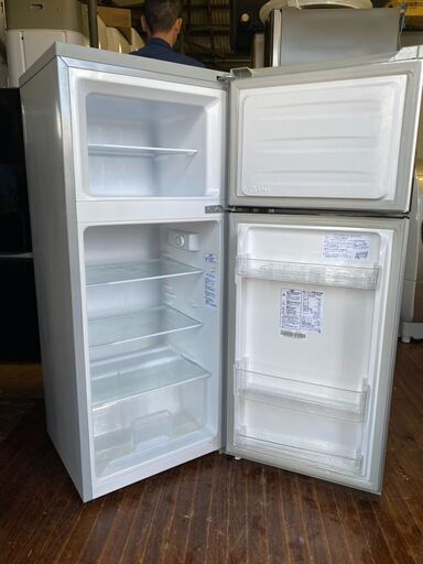 110L 冷蔵庫HR-B12AS 冷蔵庫 シルバー [2ドア 