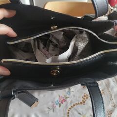 ハンドバッグ（黒）未使用の画像