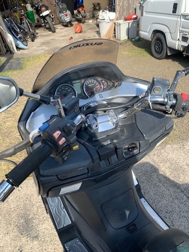 鹿屋市から　スカイウェイブ250 CA45A　タイプM LED化　グリップヒーター付き　フロント難あり