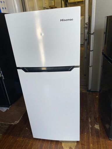 ハイセンス 【右開き】120L 2ドアノンフロン冷蔵庫 エディオンオリジナル ホワイト HR-B1201