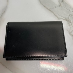 ☆値下げ☆A2403-470 COACH カードケース ブラック レザー 名刺入れ 汚れあり 中古の画像