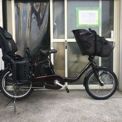 地域限定送料無料 パナソニック ギュットミニ 三人乗り 16AH 20インチ