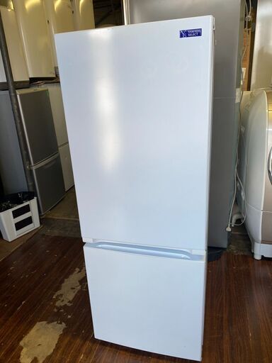 2021年式　YAMADASELECT(ヤマダセレクト） YRZF15G1 2ドア冷蔵庫 (156L