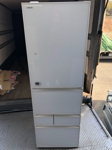 東芝 TOSHIBA GR-H43GXV(ZW) [XVシリーズ 冷凍冷蔵庫 （426L・右開き） 5ドア