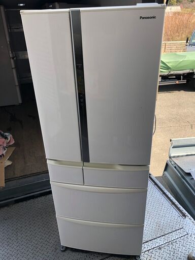 パナソニック Panasonic NR-FV45S1-W [トップユニット冷蔵庫（451L・フレンチドア）6ドア