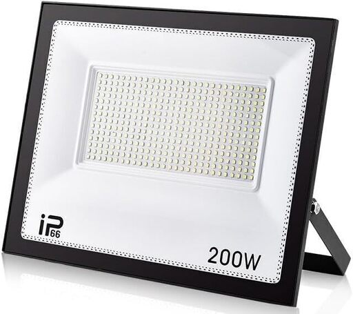 新品たくさん在庫　200W IP66防水 LED 投光器 作業灯26000LM 2600W相当 フラッドライト 省エネ 高輝度 アース付きプラグ PSE適合 1.8Mコード ワークライト 駐車場灯 看板灯 工場 倉庫照明 体育館 ガレージライト 街路灯 昼光色 屋内 屋外兼