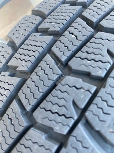 軽自動車　155/65R14  ダンロップスタッドレス2015  4本　ホイール　マナレイ溝有