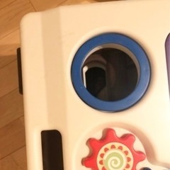 日本育児　ベビーサークル　　8枚セット　ブラウン　ホワイトの画像