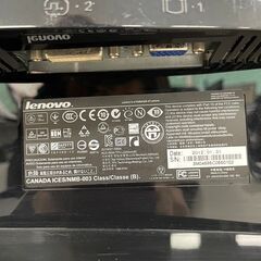 【Lenovo】 レノボ 液晶モニター ディスプレイ 21.5インチ L2262wAの画像